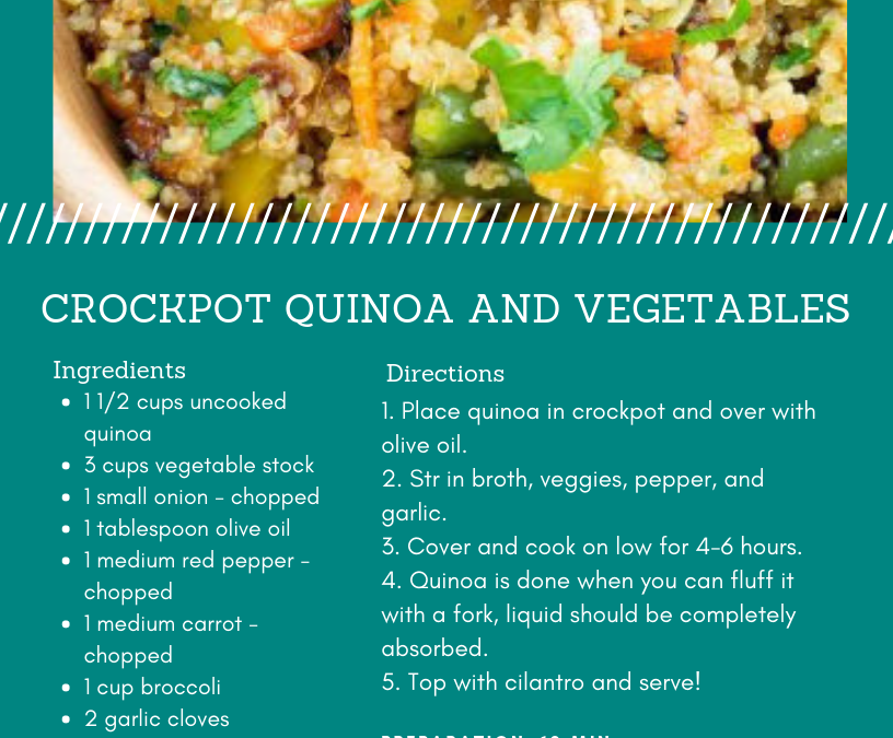 Crockpot Quinoa & Veggies